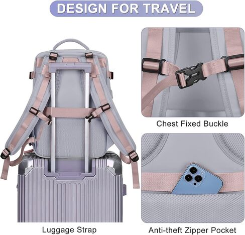 coofay Travel Backpack For Women Men Airline Approved Carry On Backpack Flight Approved Waterproof Sports Luggage Backpack Casual Daypack Small Hiking Backpack in Saudi Arabia