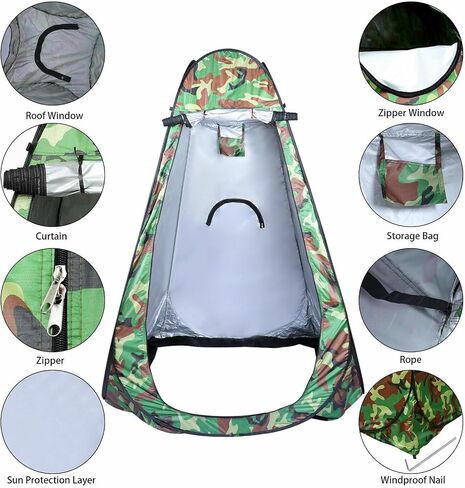 Portable Pop Up Shelter Dressing Fishing Bathing Toilet Changing Privacy Tent in Saudi Arabia