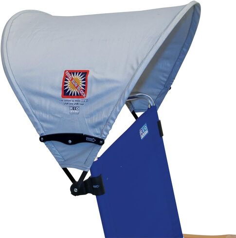 Rio Beach MyCanopy Personal Chair Sun Shade with Total Sun Block, Grey in Saudi Arabia