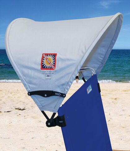 Rio Beach MyCanopy Personal Chair Sun Shade with Total Sun Block, Grey in Saudi Arabia