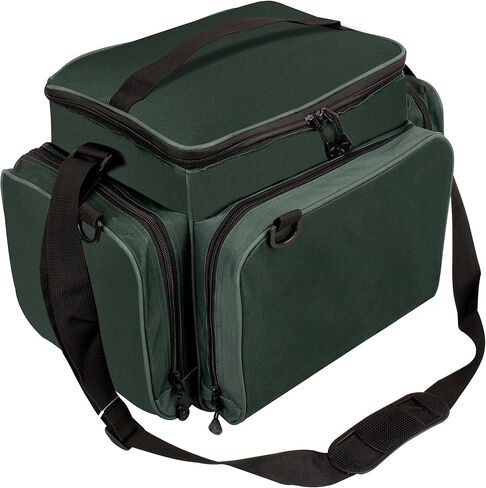 حقائب صيد السمك لصيد الاسماك في المياه المالحة او العذبة، مجموعة تخزين معدات صيد الاسماك، منظم اسماك محمول مقاوم للماء مع حزام كتف (ارمي جرين)، ارمي جرين، حقيبة, اخضر جيشي, حقيبة in Kuwait