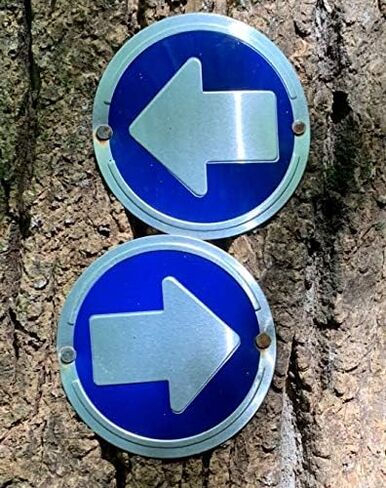 Wild Drifter Trail Markers - Bright Reflective Trail Marker Pack of 24, Easy to Mount, Mark Your Trees for Hunting, Hiking, Camping, and More. in Saudi Arabia
