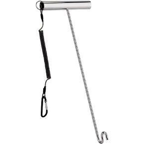 PHLKJL Stainless Steel Fishing Hook Remover，Dehooker Tool,Push/Pull Hook Remover，Anti-Lost Saltwater Dehooker Tool Shark Hook Remover.(13")