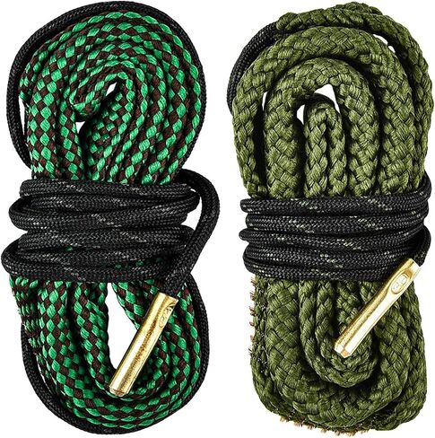 EZshoot Bore Cleaner، منظف مسدسات لـ .223 5.56mm/.22/9mm/.380/12 GA/.30/.308/.44 Cal وغيرها من العيارات الأخرى، منظف تجويف مدمج وقابل لإعادة الاستخدام in Kuwait