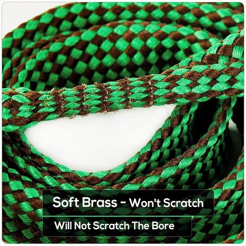 EZshoot Bore Cleaner، منظف مسدسات لـ .223 5.56mm/.22/9mm/.380/12 GA/.30/.308/.44 Cal وغيرها من العيارات الأخرى، منظف تجويف مدمج وقابل لإعادة الاستخدام in Kuwait