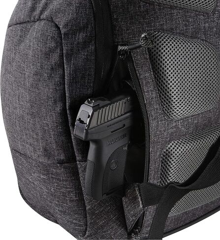 Tac-Six Command Tactical Pack, Backpack with Laptop and Conceal Carry Pocket, 20 Inch/2260 Cubic inches / 37 L, Gray/Black, One Size, 10884 in Saudi Arabia