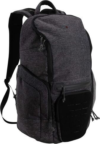 Tac-Six Command Tactical Pack, Backpack with Laptop and Conceal Carry Pocket, 20 Inch/2260 Cubic inches / 37 L, Gray/Black, One Size, 10884 in Saudi Arabia