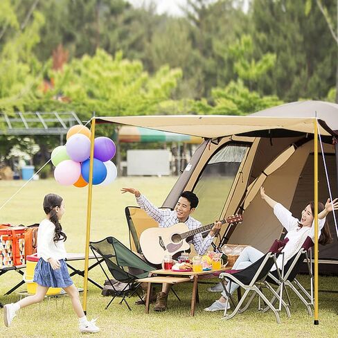 SANLIKE 75in Aluminum Tent Poles, Collapsible Tarp Poles for Canopy, 4-Pack in Kuwait