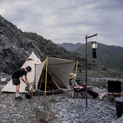 SANLIKE 75in Aluminum Tent Poles, Collapsible Tarp Poles for Canopy, 4-Pack in Kuwait