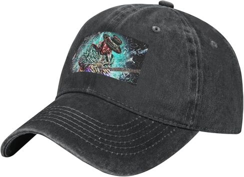Stevie Guitar Ray Singer Vaughan Baseball Cap Adjustable Cap Breathable Occasion Suitable for Daily Wear, Sports and Outdoors Such As Fishing Unisex Hats for Youth Trucker Hats Black in Kuwait