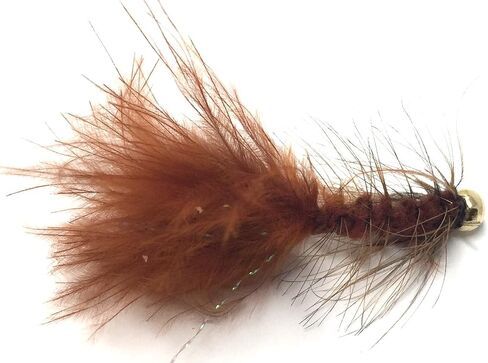 Feeder Creek Woolly Bugger Fly Fishing Flies 12pc Fly Fishing Assortment | Handmade Wet Flies for Fly Fishing in Various Patterns/Colors | Streamer Flies in Kuwait