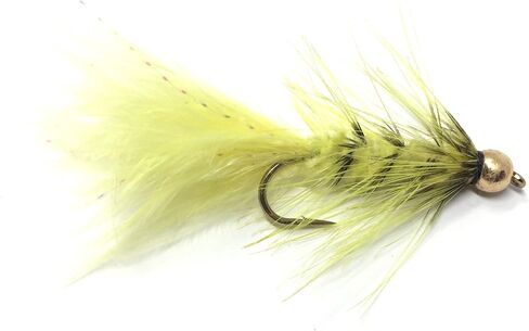Feeder Creek Woolly Bugger Fly Fishing Flies 12pc Fly Fishing Assortment | Handmade Wet Flies for Fly Fishing in Various Patterns/Colors | Streamer Flies in Kuwait