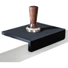 Espresso Tamping Mat, Coffee Tamper Mat, Black Silicone Food Grade Pad, 8Inch X 6Inch Coffee Tamp Station, Espresso Accessory, Waterproof and Heat Resistant in Saudi Arabia
