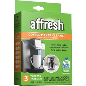 Affresh Coffee Maker Cleaner, Works with Multi-cup and Single-serve Brewers, 3 Tablets