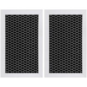 Microwave Charcoal Filter 6.15" x 3.95" for JX81J WB02X11536 WB06X10823 GE Microwave Filter Replacement - Vent Carbon Filter Freshens and Filters Kitchen Air in Over-The-Range Oven Stove Fan (2-Pack) in Saudi Arabia