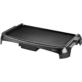 BELLA Griddle Ceramic Copper TI, Healthy-Eco Non-stick Coating, Hassle-Free Clean Up, Large Submersible Cooking Surface, 10" x 16", Copper/Black in Saudi Arabia