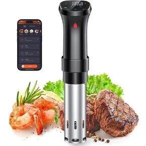 Sous Vide Machines,Joule Sous Vide Cooker 1100W, Wifi Connect App Control with Recipe Ultra-quiet Fast-Heating Immersion Circulator Temperature and Time Digital Display in Saudi Arabia