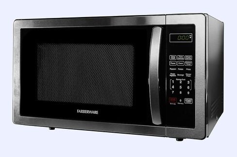 ميكروويف فاربروير كونترتوب 1000 واط، 1.1 قدم مكعب - فرن ميكروويف مع إضاءة LED وقفل للأطفال - مثالي للشقق والمساكن - الفولاذ المقاوم للصدأ سهل التنظيف in Kuwait