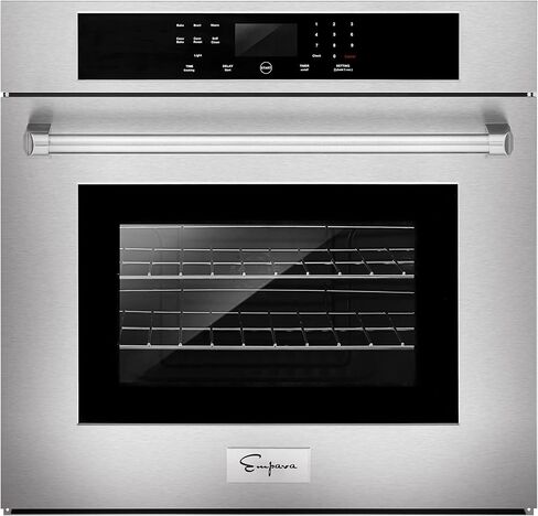 Empava 24" Electric Single Wall Oven with 6 Cooking Functions in Stainless Steel, 24 Inch, Stainless in Saudi Arabia