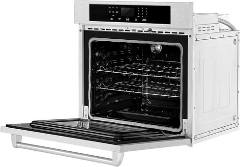 Empava 24" Electric Single Wall Oven with 6 Cooking Functions in Stainless Steel, 24 Inch, Stainless in Saudi Arabia