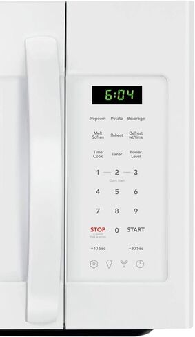 Frigidaire FFMV1846VW 30" White Over the Range Microwave with 1.8 cu. ft. Capacity, 1000 Cooking Watts, Child Lock and 300 CFM in White in Saudi Arabia
