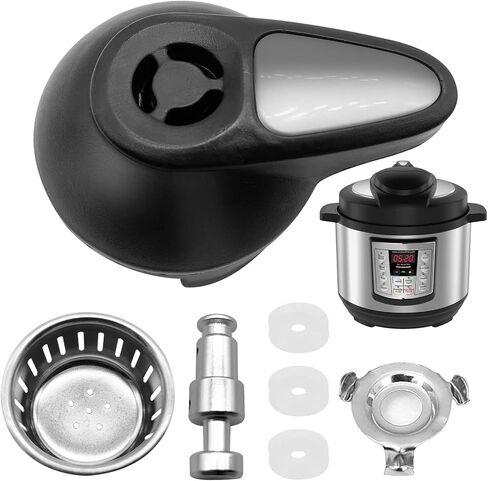 Steam Release Handle Steam Valve for Instant Pot Duo Nova, Duo Gourmet 6 qt, DUO CRISP AF 8, Ultra 3, 6, 8 qt, Viva 6 Quart, Pressure Cooker Valve Replacement Part Accessories in Saudi Arabia