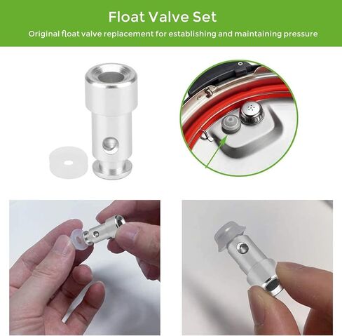 Steam Release Handle Steam Valve for Instant Pot Duo Nova, Duo Gourmet 6 qt, DUO CRISP AF 8, Ultra 3, 6, 8 qt, Viva 6 Quart, Pressure Cooker Valve Replacement Part Accessories in Saudi Arabia