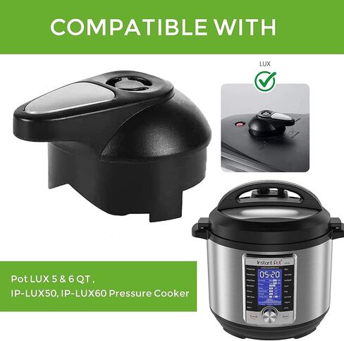 Steam Release Handle Steam Valve for Instant Pot Duo Nova, Duo Gourmet 6 qt, DUO CRISP AF 8, Ultra 3, 6, 8 qt, Viva 6 Quart, Pressure Cooker Valve Replacement Part Accessories in Saudi Arabia
