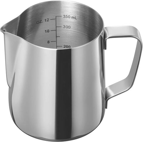 Espresso Tamper Set - 51mm Tamper - Frothing Pitcher, Tamper and Espresso Accessories - Premium Barista Espresso Hand Tamper Set (51mm, Aluminum Handle) in Saudi Arabia