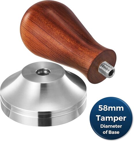Espresso Tamper Set - 51mm Tamper - Frothing Pitcher, Tamper and Espresso Accessories - Premium Barista Espresso Hand Tamper Set (51mm, Aluminum Handle) in Saudi Arabia