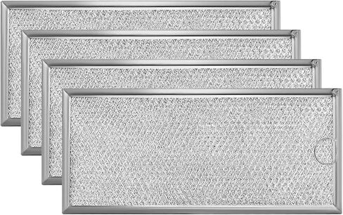 2 Pack Microwave Grease Filter Compatible with Whirlpool and GE Microwaves | WB06X10596 Microwave Oven Grease Filter Approx 13" x 6" by AMI PARTS in Kuwait