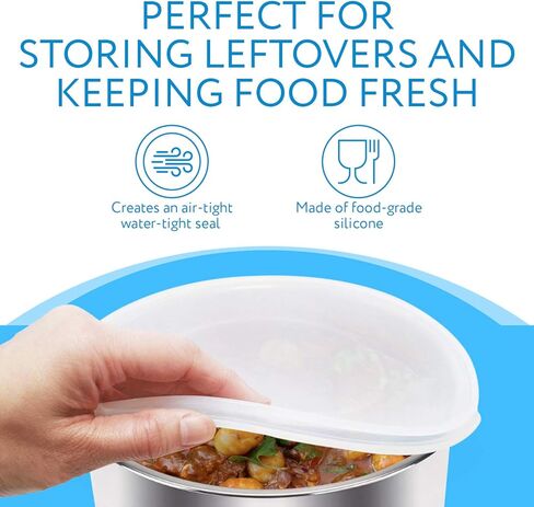 IMPRESA Compatible 6 Qt Silicone Lid for Instant Pot - 5 and 6 Quart Inner Pot Cover for Instapot - Insta Pot Cooker Accessories for IP DUO60 and Many More Models in Saudi Arabia