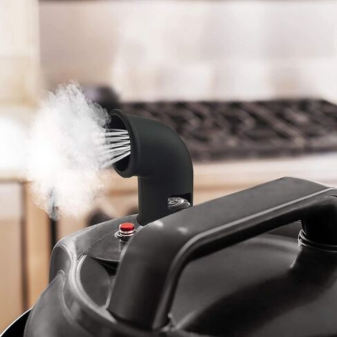 Lid Stand Silicone Lid Holder Accessories and Steam Release Diverter Set, 2 in 1 Kitchen Accessory Compatible with Ninja Foodi Pressure Cooker and Air Fryer 5 Qt, 6.5 Qt and 8 Quart (Black) in Saudi Arabia