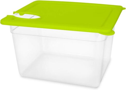 EVERIE Sous Vide Container with Universal Silicone Lid Compatible with Anova All Models, Anova Nano, Chefsteps Joule, Instant Pot, Wancle Sous Vide Cookers in Saudi Arabia