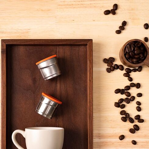 XIXIAN Stainless Steel Coffee Capsule Refillable Coffee Capsules Espresso Capsules Compatible with illy Coffee Machine in Kuwait