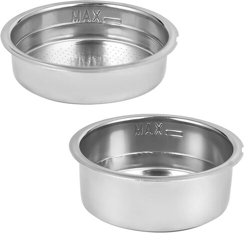 51mm Filter Basket for CASABREWS Espresso Machine 3700Essential/3700Gense/3700Pro, Stainless Steel Espresso Filter, Single Cup and Double Cup Replacement Parts in Saudi Arabia