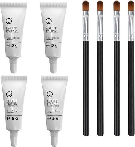 Espresso Machine Grease, Silicone Grease-Coffee machine lubricant 5g Tube fit all Sa eco, Ph illips and Gag gia Expresso Machines, Maintenance Kit for the Care and Maintenance (White2PC) in Saudi Arabia