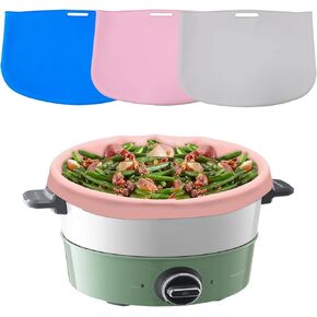 NASHARIA Crock Pot Liners: 3 PCS Silicone Crock Pot Liner Slow Cooker Liners and Waterproof & Dishwasher Safe Crock Pot Bags Liners for Oval or Round 6-8qt Pot (Pink Gray Blue) in Kuwait