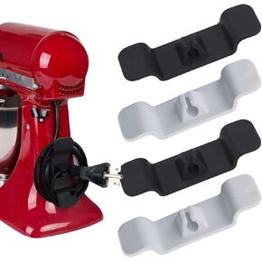 BUSOHA 4 حزم منظم الحبل للأجهزة، منظم الحبل مرتب، حامل الحبل العالمي اكسسوارات المطبخ للخلاط ، خلاط ، صانع القهوة ، طباخ الضغط و مقلاة الهواء in Kuwait