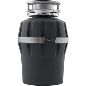 KOHLER 29361-CHR Reckon Garbage Disposal with Sound Reduction, 3/4 HP Continuous Feed, Power Cord Included, Charcoal in Saudi Arabia