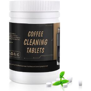 Espresso Machine Cleaning 100 Tablets For Breville, Jura, Miele, and Universal Coffee Machine for All Brands - Professional Coffee Grease and Residue Cleaner in Saudi Arabia