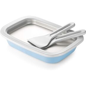 Klee 3-Piece Instant Ice Cream Maker Pan with Ice Cream Spade, Scraper and Recipes in Kuwait