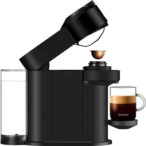 Nespresso BNV550GLB Vertuo Next Espresso Machine with Aeroccino by Breville, Gloss Black in Saudi Arabia