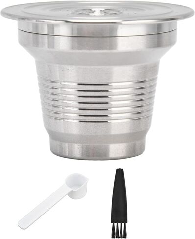 كوب كبسولة القهوة القابل لإعادة الاستخدام من VTOSEN - فلتر كبسولة من الفولاذ المقاوم للصدأ لـ LORLM8012/60/A - فلتر كبسولة القهوة القابل لإعادة الملء - ملحقات ماكينة القهوة - استمتع بالقهوة مع كوب كبسولة القهوة هذا! in Kuwait