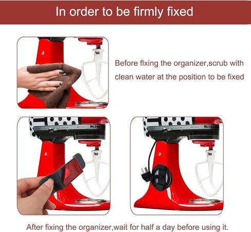 BUSOHA 4 حزم منظم الحبل للأجهزة، منظم الحبل مرتب، حامل الحبل العالمي اكسسوارات المطبخ للخلاط ، خلاط ، صانع القهوة ، طباخ الضغط و مقلاة الهواء in Kuwait