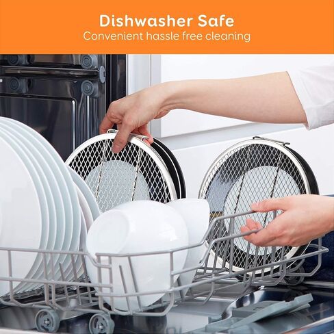 SICHEER Dehydrator Rack Compatible with Instant Pot Air Fryer Crisp Lid 6Qt | 5-Tier 304 Stainless Steel Drying Rack with Burr-Free Edges for Even Airflow, Ideal for Fruit, Jerky & Vegetable Dehydration in Kuwait