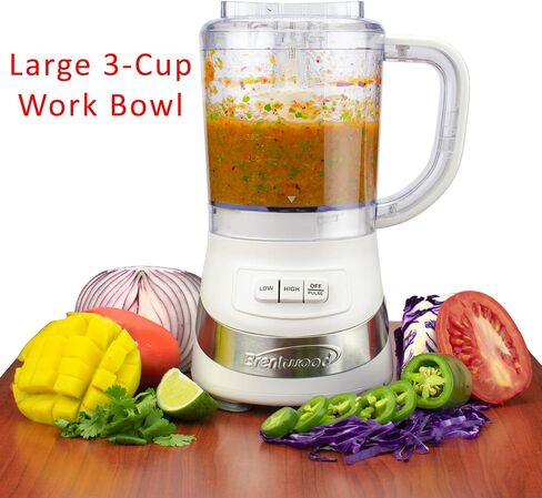 Brentwood Appliances FP-549BK 3-Cup (Black) Food Processors, Normal in Saudi Arabia