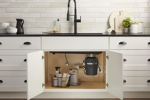KOHLER 29361-CHR Reckon التخلص من القمامة مع تقليل الصوت، تغذية مستمرة 3/4 HP، سلك طاقة متضمن، فحمي in Kuwait