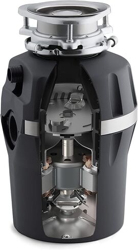KOHLER 29361-CHR Reckon التخلص من القمامة مع تقليل الصوت، تغذية مستمرة 3/4 HP، سلك طاقة متضمن، فحمي in Kuwait