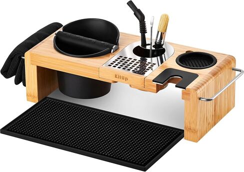 KitUp Espresso Knock Box and Tamp Station - Tamping Station with Tamp Stand and Coffee Tamper Holder - Espresso Machine Accessories for Home Coffee Bar or Commercial Cafe - Complete Coffee-Making Kit in Saudi Arabia